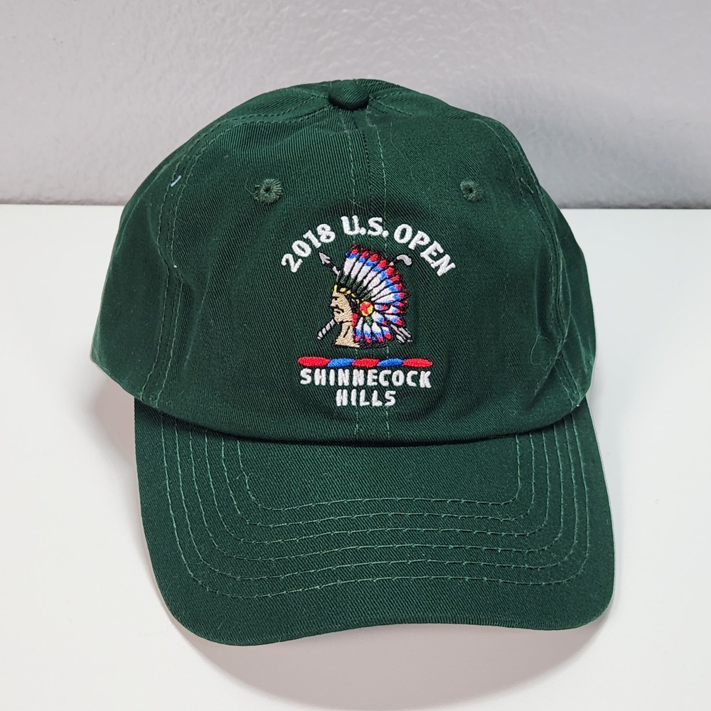 2018 US Open Shinnecock Hills Official USGA Member Golf Hat Green Strap Back